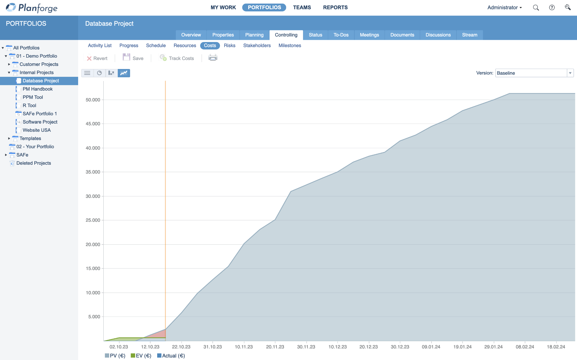 Actual-Value-Earned-Value-Planned-Value-Software-by-Planforge