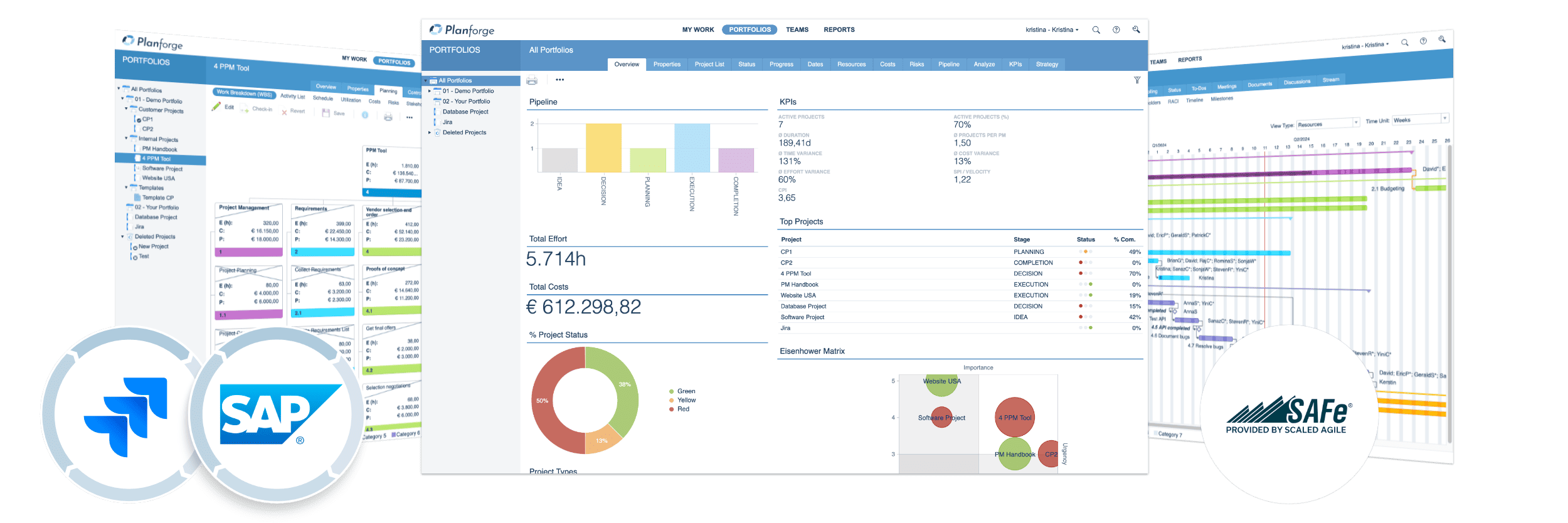 Projekt und Portfoliomanagement Software von Planforge